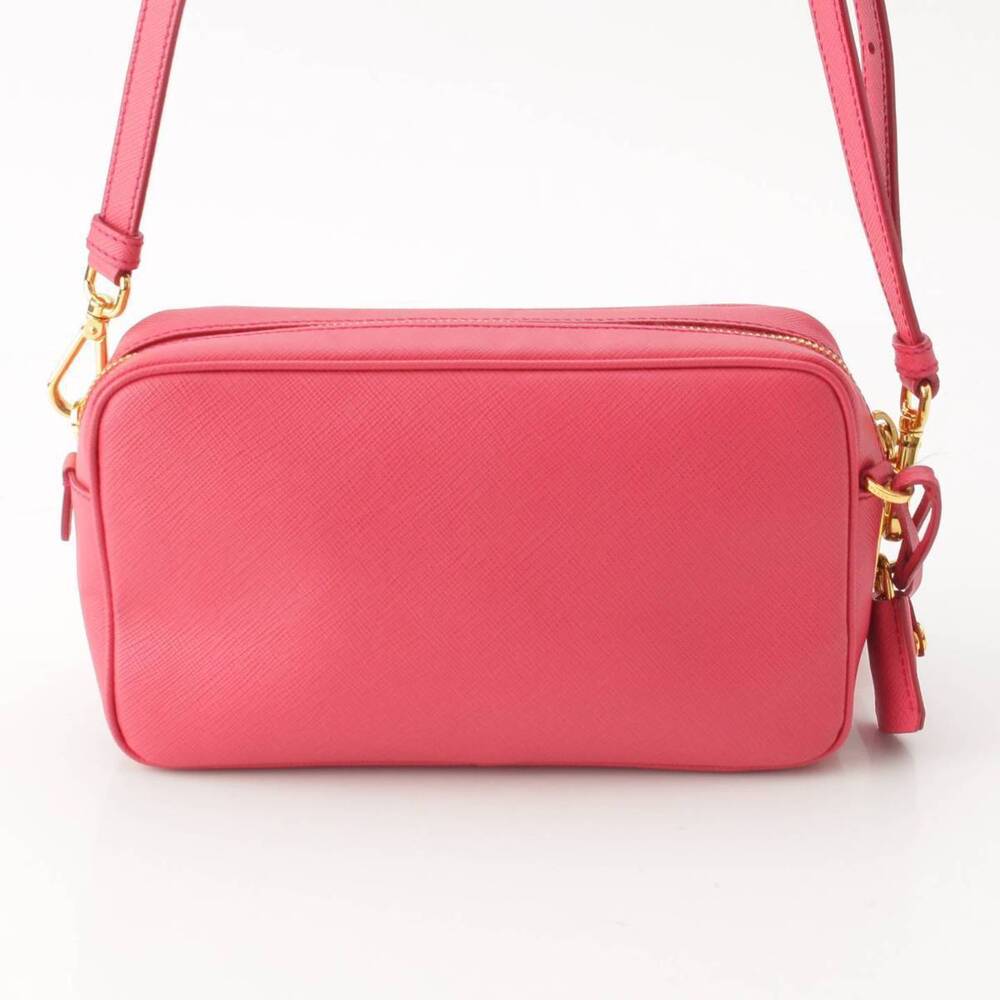 Prada Saffiano Leather Lux Camera Shoulder Bag Pink - Picture 4 of 8